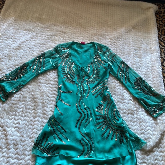 Ginger & Java Green Dress - Picture 3 of 6